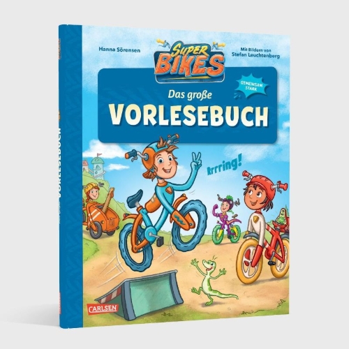 Buchcover und Innenansicht für das Buch: SUPERBIKES Das große Vorlesebuch