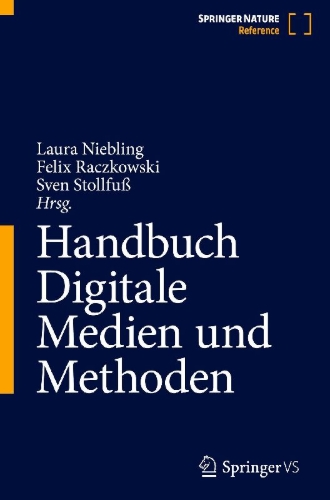 Buchcover und Innenansicht für das Buch: Handbuch Digitale Medien und Methoden