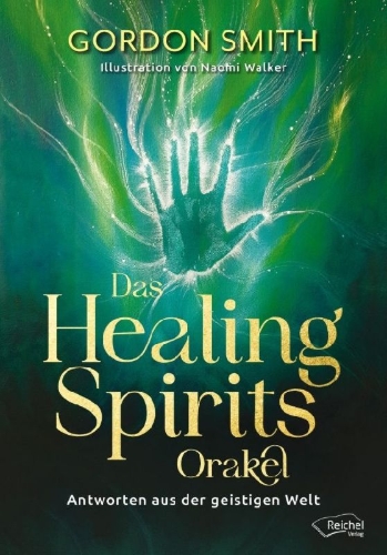 Buchcover und Innenansicht für das Buch: Das Healing Spirits Orakel