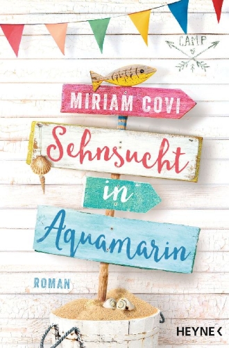 Buchcover und Innenansicht für das Buch: Sehnsucht in Aquamarin