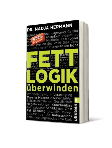 Buchcover und Innenansicht für das Buch: Fettlogik überwinden