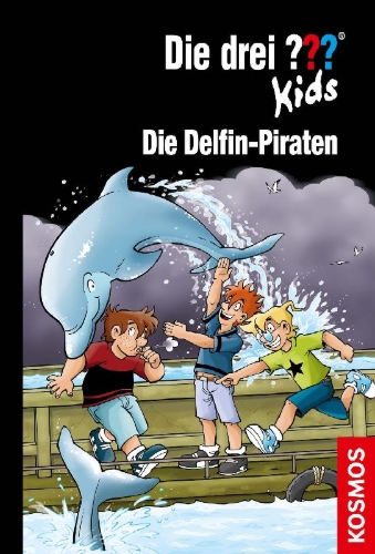 Buchcover und Innenansicht für das Buch: Die drei ??? Kids, 82, Die Delfin-Piraten