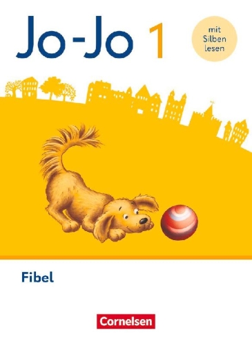 Buchcover und Innenansicht für das Buch: Jo-Jo Fibel 1. Schuljahr - Fibel mit Silbenschieber und digitalen Medien