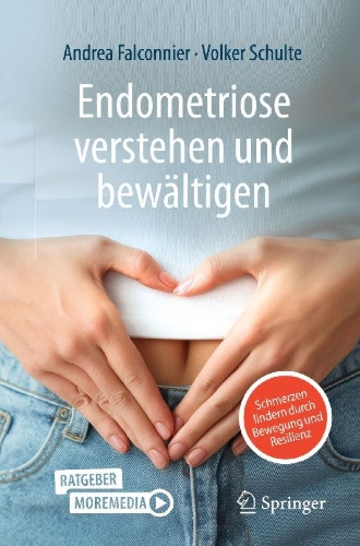 Buchcover und Innenansicht für das Buch: Endometriose verstehen und bewältigen