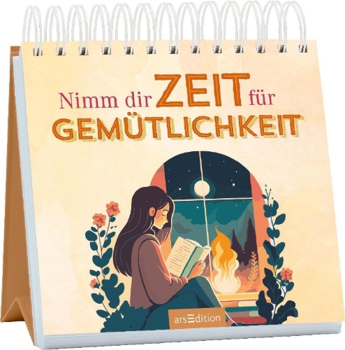 Buchcover und Innenansicht für das Buch: Nimm dir Zeit für Gemütlichkeit
