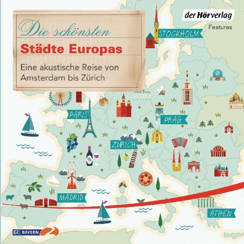 Buchcover und Innenansicht für das Buch: Die schönsten Städte Europas