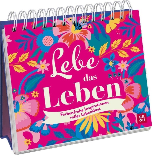 Buchcover und Innenansicht für das Buch: Lebe das Leben