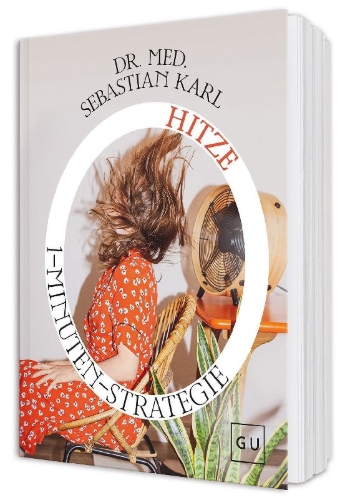 Buchcover und Innenansicht für das Buch: 1-Minuten-Strategie Hitze