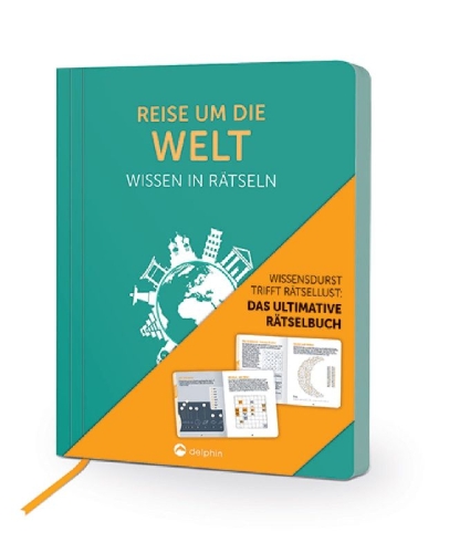 Buchcover und Innenansicht für das Buch: Reise um die Welt I Wissen in Rätseln