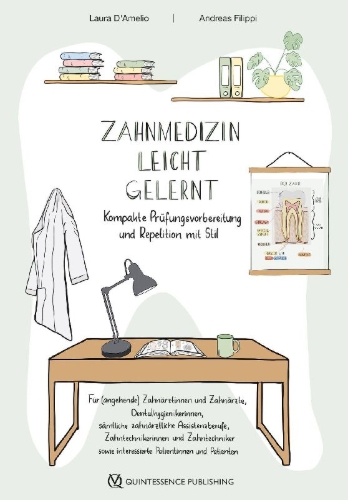 Buchcover und Innenansicht für das Buch: Zahnmedizin leicht gelernt
