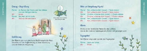 Buchcover und Innenansicht für das Buch: Der Wunschfisch. Die Heilige Messe
