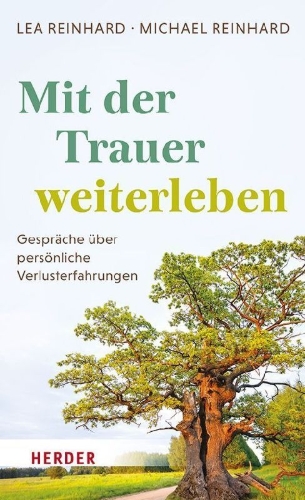Buchcover und Innenansicht für das Buch: Mit der Trauer weiterleben