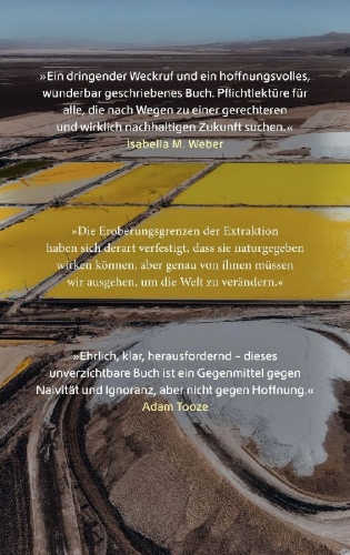 Buchcover und Innenansicht für das Buch: Extraction. The Frontiers of Green Capitalism