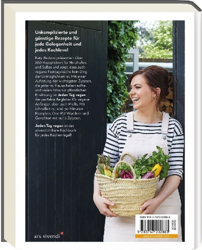 Buchcover und Innenansicht für das Buch: Jeden Tag Vegan