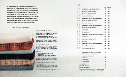 Buchcover und Innenansicht für das Buch: Mein Lieblings-Mantel selbstgenäht