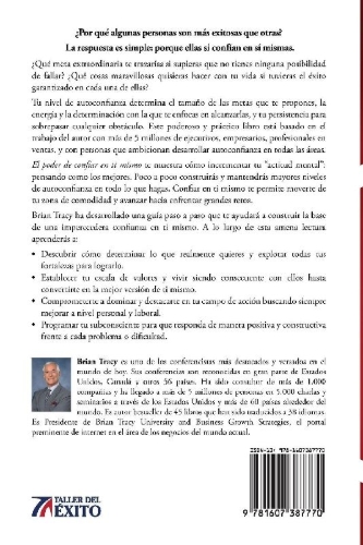 Buchcover und Innenansicht für das Buch: El poder de confiar en ti mismo