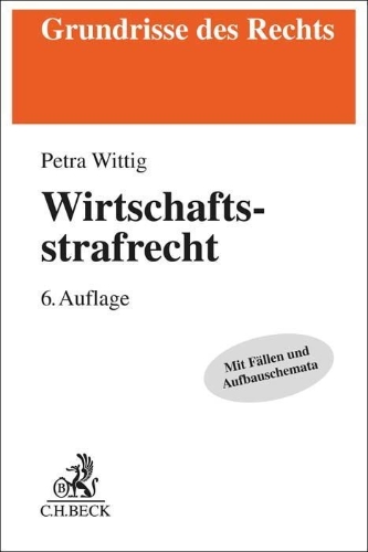 Buchcover und Innenansicht für das Buch: Wirtschaftsstrafrecht