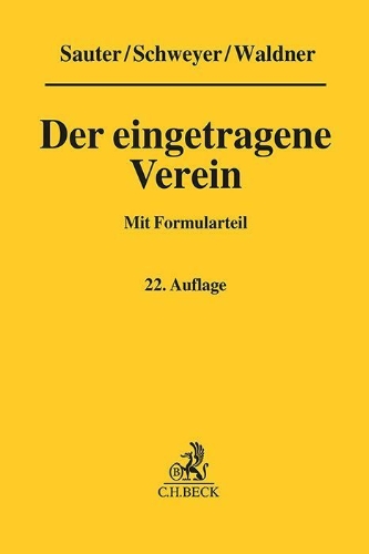 Buchcover und Innenansicht für das Buch: Der eingetragene Verein