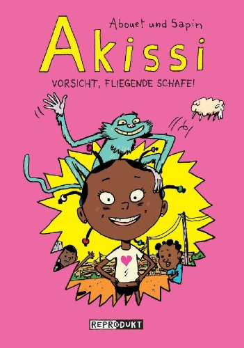 Buchcover und Innenansicht für das Buch: Akissi