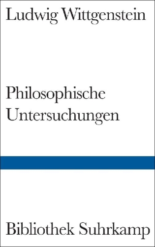 Buchcover und Innenansicht für das Buch: Philosophische Untersuchungen
