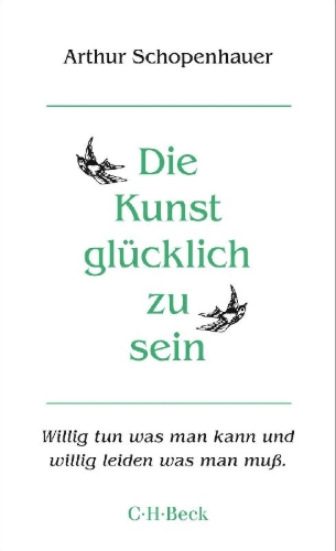 Buchcover und Innenansicht für das Buch: Die Kunst, glücklich zu sein