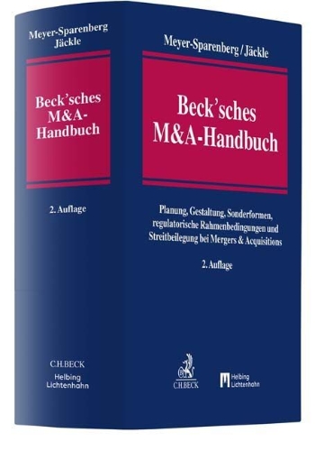 Buchcover und Innenansicht für das Buch: Beck'sches M&A-Handbuch