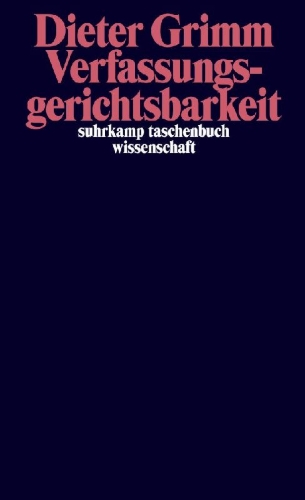 Buchcover und Innenansicht für das Buch: Verfassungsgerichtsbarkeit