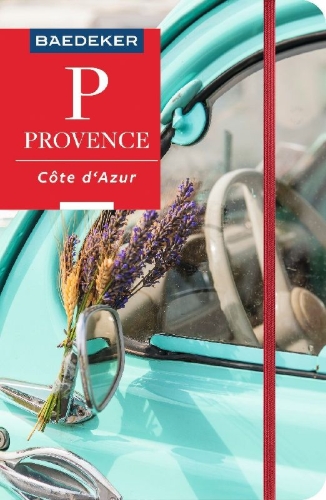 Buchcover und Innenansicht für das Buch: Baedeker Reiseführer Provence, Côte d'Azur