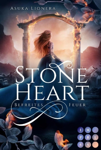 Buchcover und Innenansicht für das Buch: Stoneheart 2: Befreites Feuer