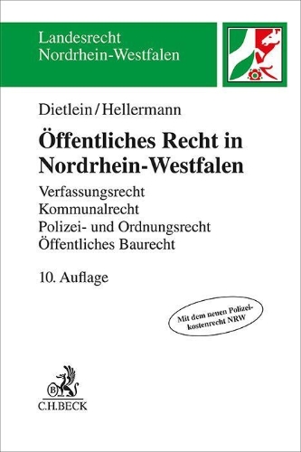 Buchcover und Innenansicht für das Buch: Öffentliches Recht in Nordrhein-Westfalen