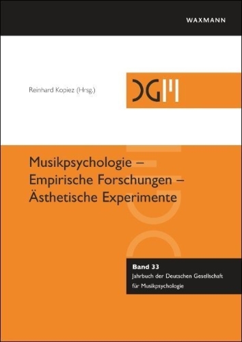 Buchcover und Innenansicht für das Buch: Musikpsychologie - Empirische Forschungen - Ästhetische Experimente