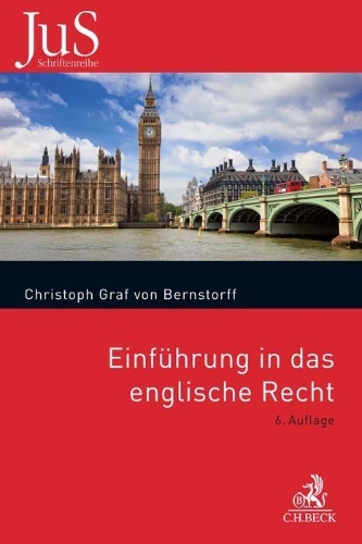 Buchcover und Innenansicht für das Buch: Einführung in das englische Recht