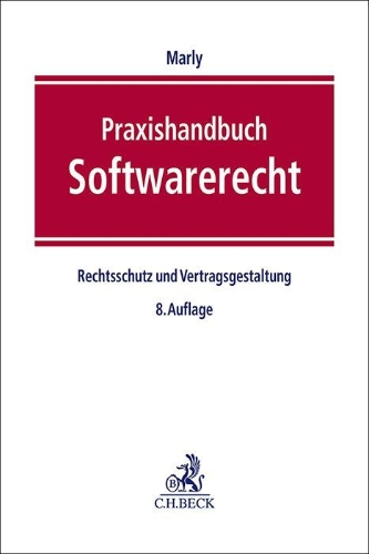 Buchcover und Innenansicht für das Buch: Praxishandbuch Softwarerecht