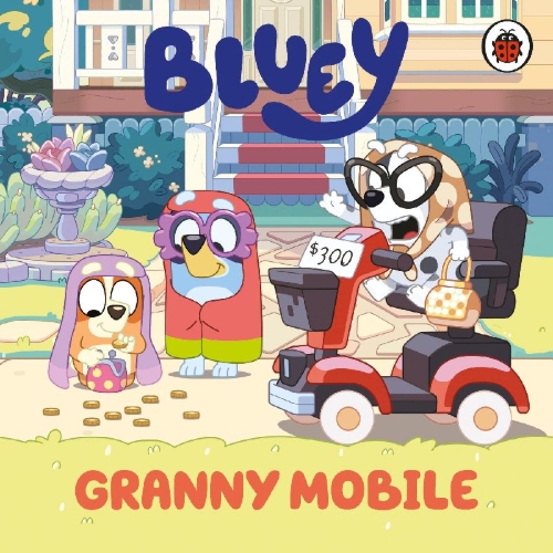 Buchcover und Innenansicht für das Buch: Bluey: Granny Mobile