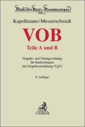 Buchcover und Innenansicht für das Buch: VOB Teile A und B