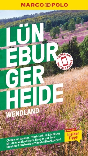 Buchcover und Innenansicht für das Buch: MARCO POLO Reiseführer Lüneburger Heide