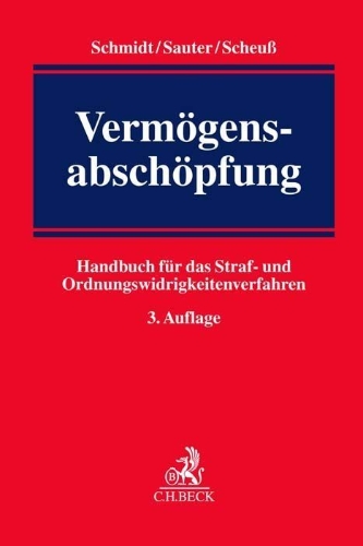 Buchcover und Innenansicht für das Buch: Vermögensabschöpfung