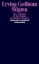 Buchcover und Innenansicht für das Buch: Stigma. Notes on the Management of Spoiled Identity