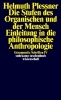 Buchcover und Innenansicht für das Buch: Die Stufen des Organischen und der Mensch. Einleitung in die philosophische Anthropologie