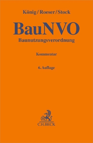 Buchcover und Innenansicht für das Buch: Baunutzungsverordnung. BauNVO