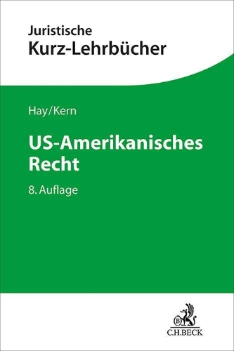 Buchcover und Innenansicht für das Buch: US-Amerikanisches Recht