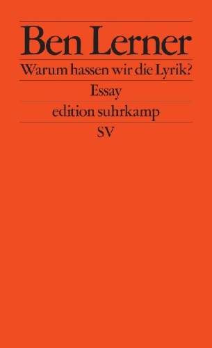Buchcover und Innenansicht für das Buch: Warum hassen wir die Lyrik?