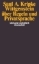 Buchcover und Innenansicht für das Buch: Wittgenstein on Rules and Private Language An Elementary Exposition