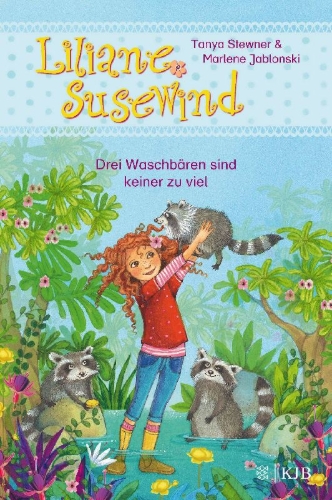 Buchcover und Innenansicht für das Buch: Liliane Susewind - Drei Waschbären sind keiner zu viel