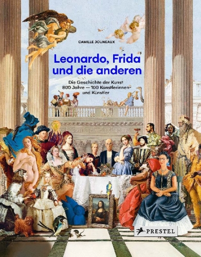 Buchcover und Innenansicht für das Buch: Leonardo, Frida und die anderen