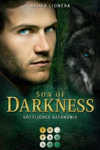 Buchcover und Innenansicht für das Buch: Son of Darkness 1: Göttliches Gefängnis