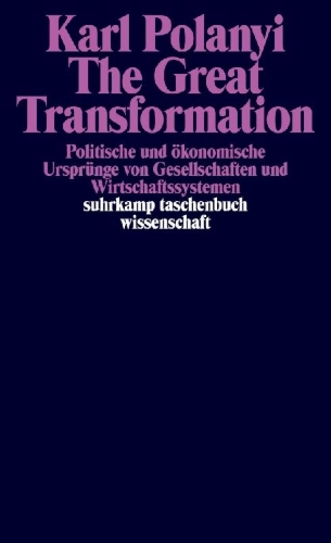 Buchcover und Innenansicht für das Buch: The Great Transformation