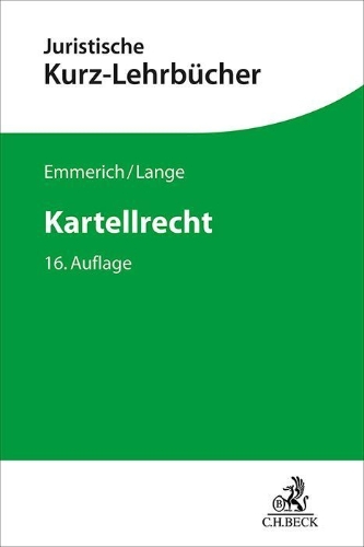 Buchcover und Innenansicht für das Buch: Kartellrecht