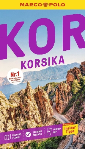 Buchcover und Innenansicht für das Buch: MARCO POLO Reiseführer Korsika