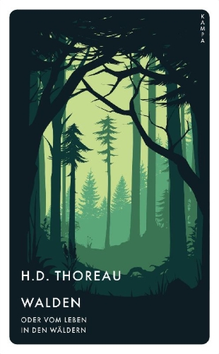 Buchcover und Innenansicht für das Buch: Walden; or, Life in the Woods